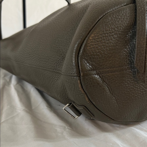 All Saints Small Fetch Leather Backpack in Forest Green - Picture 10 of 12